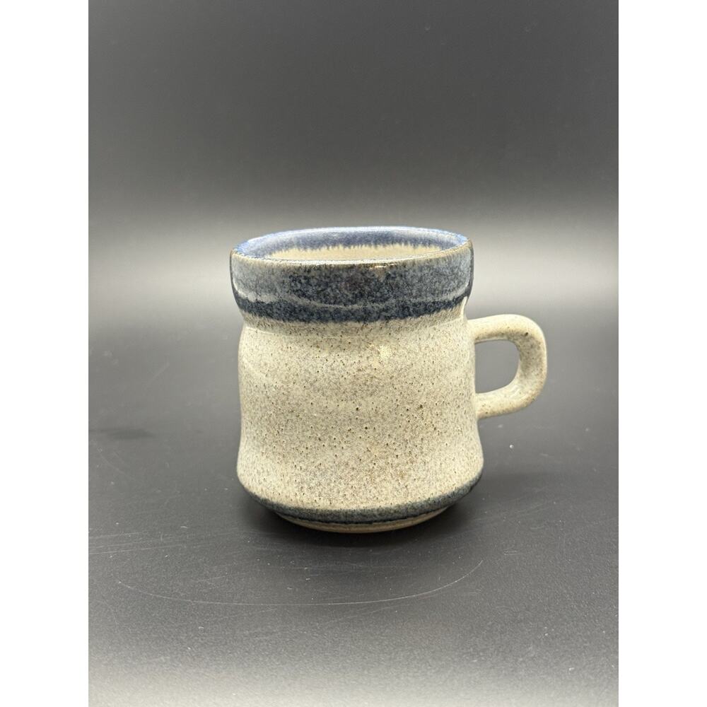 Studio Pottery Mug Small Glazed Speckled